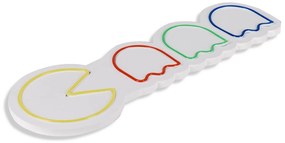 Műanyag LED-es fali dekoráció, Pacman - Multicolor