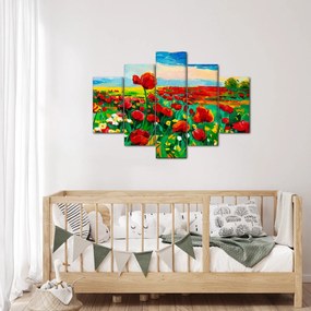 Kép egy mező mákkal (150x105 cm)