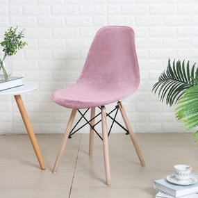 Kis KagylószékHuzat (bársonyos, rózsaszín)