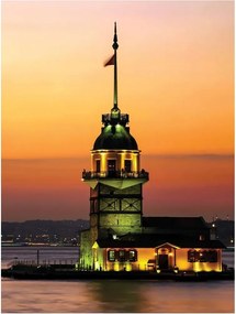 Fotótapéta város éjszaka ég fotótapéta 206 x 275