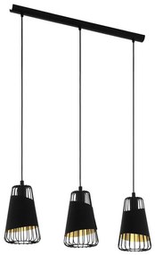 Eglo 49448 - Csillár zsinóron AUSTELL 3xE27/60W/230V