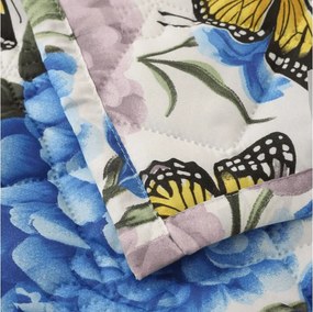 Nyári takaró BUTTERFLY AND FLOWER 140x200 cm, színes kivitel