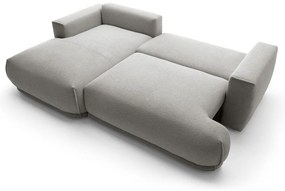 Sarokkanapé Dita mini (B) (világosszürke + fekete). 1100327