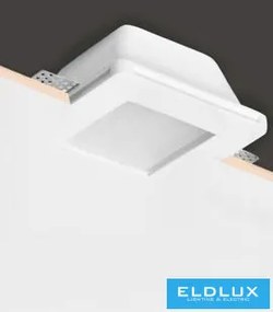 UNIVERSO Gipsz süllyesztett spot lámpatest 1xGU10 Max.35w 120x120x60mm IP20 fehér
