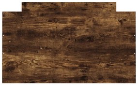 füstös tölgy színű ágykeret fej- és lábtámlával 100 x 200 cm