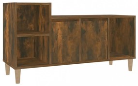 füstös tölgy színű szerelt fa TV-szekrény 100x35x55 cm