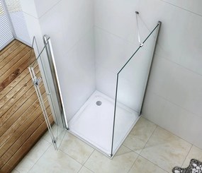 Mexen Lima zuhanykabin 105x60cm, 6mm üveg, króm profil-átlátszó üveg, 856-105-060-01-00