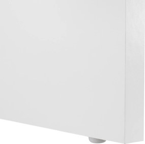 PC asztal, fehér, VERNER NEW