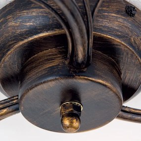 Orion DL 7-788/3 - Felületre szerelhető csillár  SISI 3xE14/40W/230V átm. 60 cm bronz/patinás