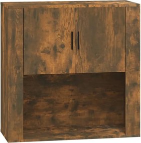 vidaXL füstös tölgy színű szerelt fa fali szekrény 80x33x80 cm