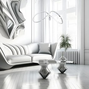 LED Csillár zsinóron TESORO LED/48W/230V fényezett króm