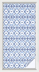 Öntapadós Ablakfólia Adatvédelem Kék mozaik 50x100