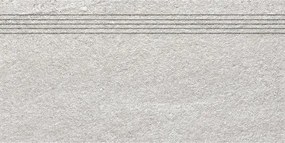 Lépcső Rako Quarzit szürke 30x60 cm matt DCVSE737.1
