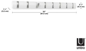 Flip 8 fali fogas kihajtható akasztókkal fehér