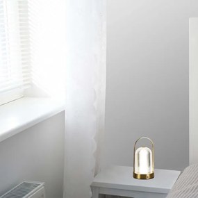 LED Dimmelhető asztali lámpa LED/1W/5V 3000-6000K 1800 mAh arany