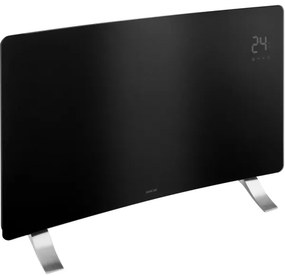 Sencor - Okos elektromos direkt fűtőtest/konvektor 1200/2400W/230V IP24 Wi-Fi fekete