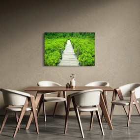 Kép - fa járda (90x60 cm)