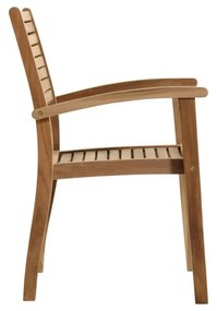 Natúr színű tömörfa kerti szék Sunderland – Hartman