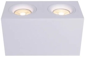 Maytoni C013CL-02W - Spotlámpa SLIM 2xGU10/50W/230V fehér