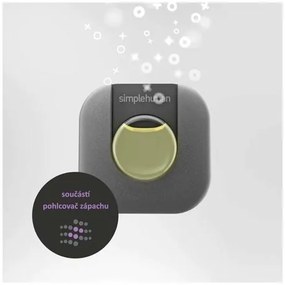 Simplehuman Téglalap alakú pedálos szemetes 55 l,fekete