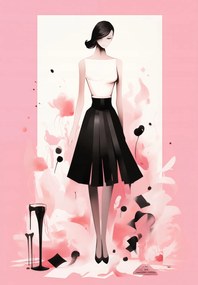 Poszter 68x98cm Pasztell Love