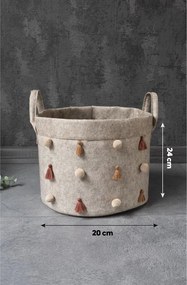 Filc tárolódoboz, 20 cm – KALS-03778