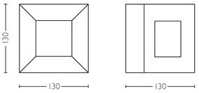 Philips 16480/30/P0 - LED Kültéri fali lámpa PARTERRE LED/8W IP44
