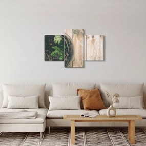 A pozsgás növények képe üvegben (90x60 cm)