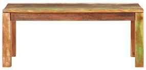 Dohányzóasztal 110x55x40 cm Tömör, újrahasznosított fa