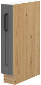 Alsó konyhaszekrény Lucid 15 D CARGO BB (artisan tölgy + dustgrey). 1045627