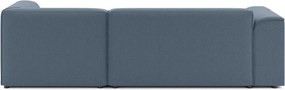 Kék sarokkanapé (jobb oldali-heverő résszel) Merid – Ropez
