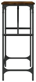 füstös tölgy színű szerelt fa tálalóasztal 100x32x75 cm