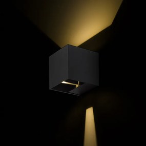 RENDL CARRE fali lámpa antracitszürke 230V LED 2x3W IP54 3000K