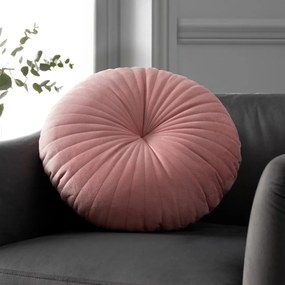 Bársony díszpárna ø 40 cm Round Soft Touch – Catherine Lansfield