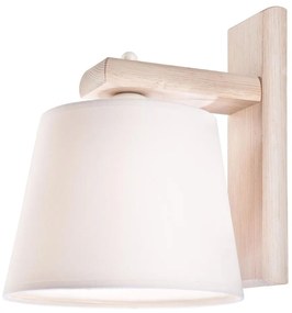 Fali lámpa 1xE27/60W/230V tölgy mintával