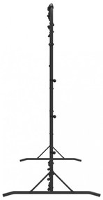 Fekete HDPE foci-visszapattanó háló 366 x 90 x 183 cm