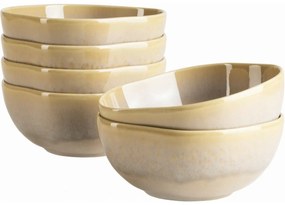 Mäser Cordelia Sand Textura tálkészlet, 16 cm, 6db