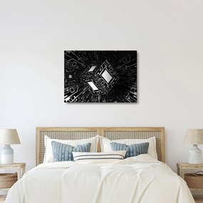 Absztrakt kockák képe (70x50 cm)