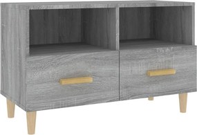 vidaXL szürke sonoma színű szerelt fa TV-szekrény 80x36x50 cm