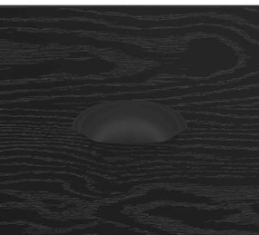 vidaXL Éjjeliszekrény fiókkal Fekete tölgy 39 x 39 x 67,5 cm Faanyag