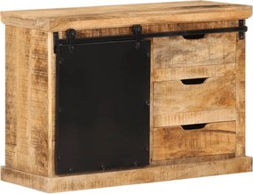 vidaXL tömör nyers mangófa tálalószekrény 80x30x55 cm