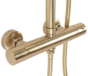 Zuhanyszett Termosztátos Rea PAROT BRUSHED GOLD