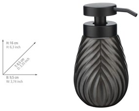 Antracitszürke kerámia szappanadagoló 330 ml Idro – Wenko