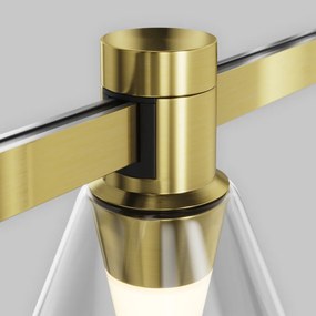 TR147-1-3W2.7K-BS-DE Bianca Alumínium Sín lámpafej Sárgaréz Színű LED 3 W 2700 Kelvin 60 Lumen IP20