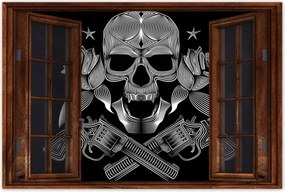Poszterek 90x60 Koponya Halál Csontváz
