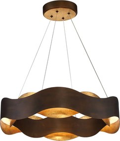 Quintiesse Vaughan QN-VAUGHAN-P-M-BRZ-GD Függőlámpa 1x80W/LED 3000K 1302M IP20