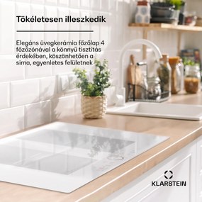 Klarstein Delicatessa 77 Flex beépíthető indukciós főzőlap 4 zóna 7000 W