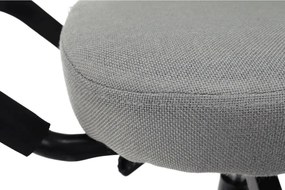 Ergonómikus térdeplőülés, szürkésbarna Taupe/fekete, RUFUS