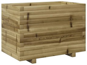 vidaXL impregnált fenyőfa kerti virágtartó 70 x 40 x 49,5 cm
