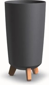 Gracia Tubus Slim antracit lábas virágtartó DGTL200-S433
